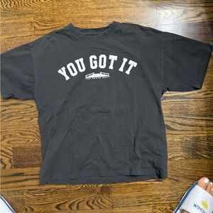 Zara Kids Black 'You Got It' T-Shirt